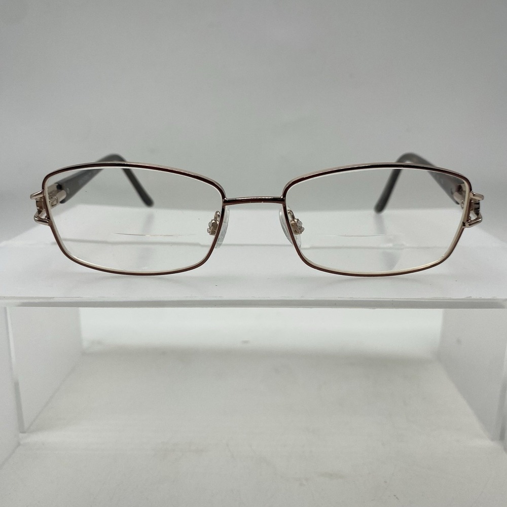 Zyloware Eyeglasses FRAMES ONLY Vanderbilt 104M Full Rim 135 Rose Gold 228